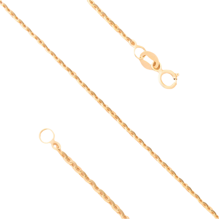 Cadena Rolo de Oro Amarillo 14K