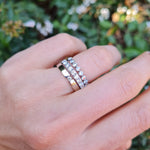 Anillo de Compromiso Medio Cintillo Diamantes Zahara