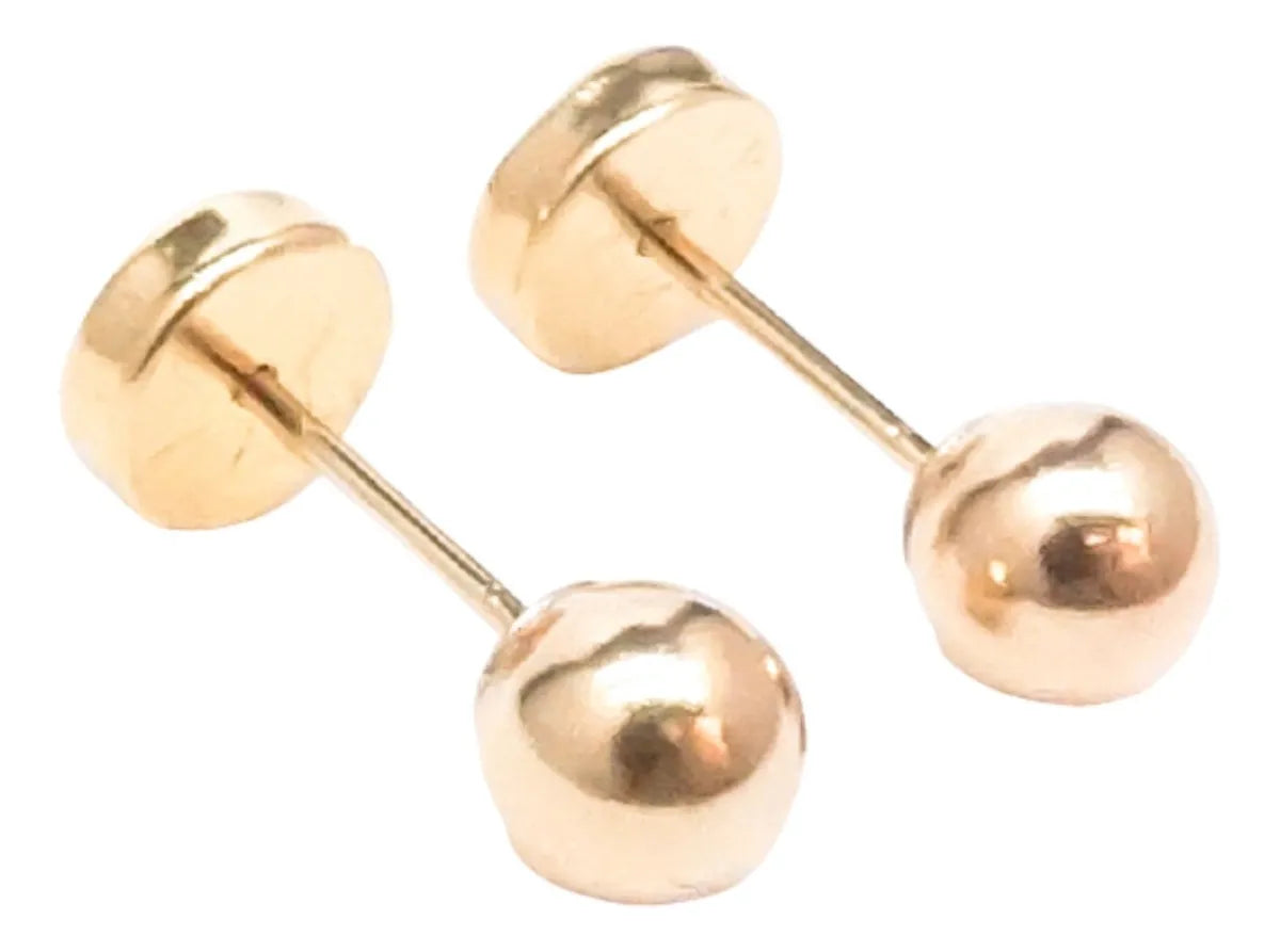 Aros de oro argollas para bebe hot sale