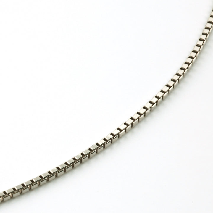 Cadena Box 0.8 MM Platino