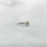 Anillo de compromiso Halo Sparkle