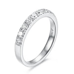 Anillo de Compromiso Medio Cintillo Diamantes Zahara