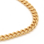 Collar Eslabon Cubano 2 MM Oro 18k