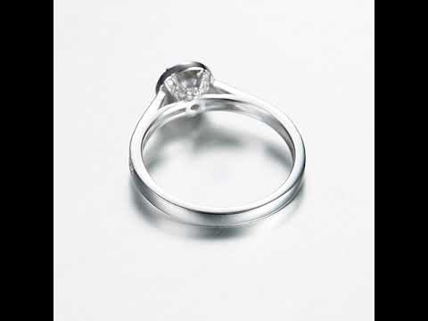 Anillo De Compromiso Halo Vintage Milgrain