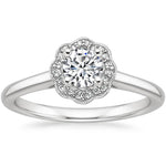 Anillo De Diamantes Halo Nube