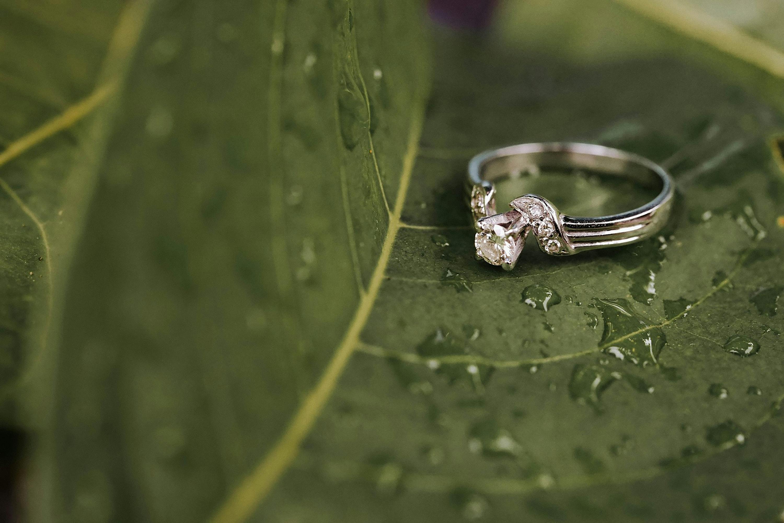 Los anillos de diamante pueden mojarse