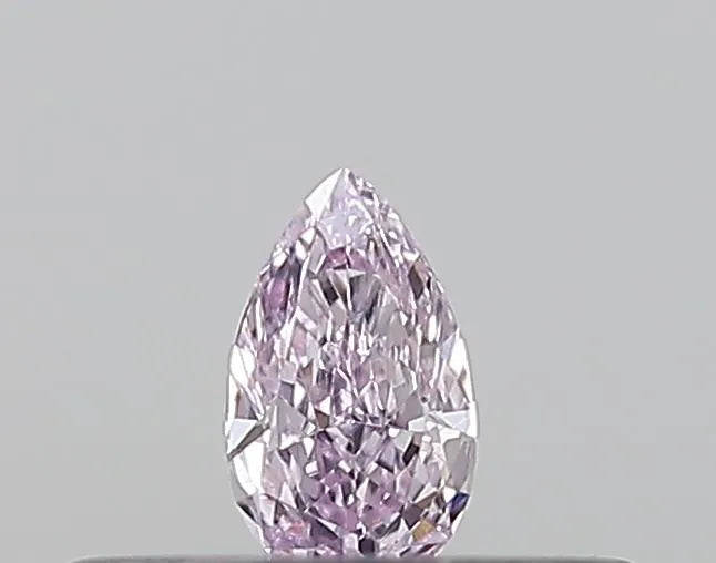 0.12ct Pear Natural Diamond (Colour Fancy Pinkish Purple, Clarity SI1, Cut GD, GIA Certified)