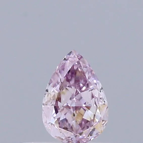 0.25ct Pear Natural Diamond (Colour Fancy Brownish Pink, Clarity SI2, GIA Certified)