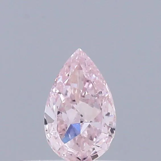0.25ct Pear Natural Diamond (Colour Fancy Light Pink, Clarity SI1, GIA Certified)
