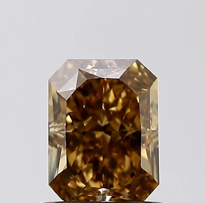 1.02ct Radiant Natural Diamond (Colour Fancy Dark Yellowish Brown, Clarity VS1, GIA Certified)