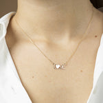 Collar Liviano de Oro Amarillo 14K Love