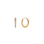 Aros Clásicos de Oro Amarillo 14K 12mm