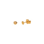 Aros Redondos de Oro Amarillo 14K