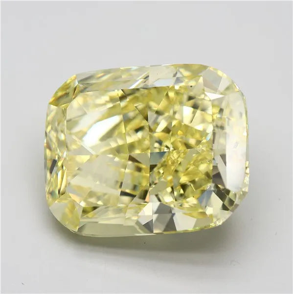43.80ct Cushion brilliant Natural Diamond (Colour Fancy Vivid Yellow, Clarity SI1, GIA Certified)
