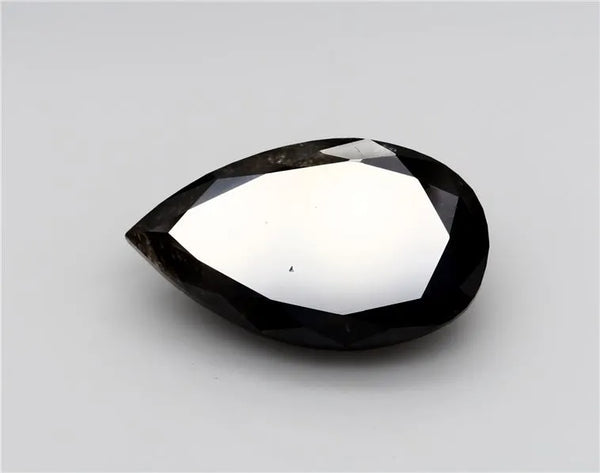 7.45ct Pear Natural Diamond (Colour Fancy Black, Clarity VVS2, Cut EX, GIA Certified)