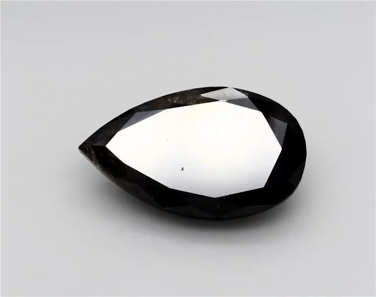 7.45ct Pear Natural Diamond (Colour Fancy Black, Clarity VVS2, Cut EX, GIA Certified)