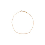 Pulsera de Oro 14K con Circonita Blanca