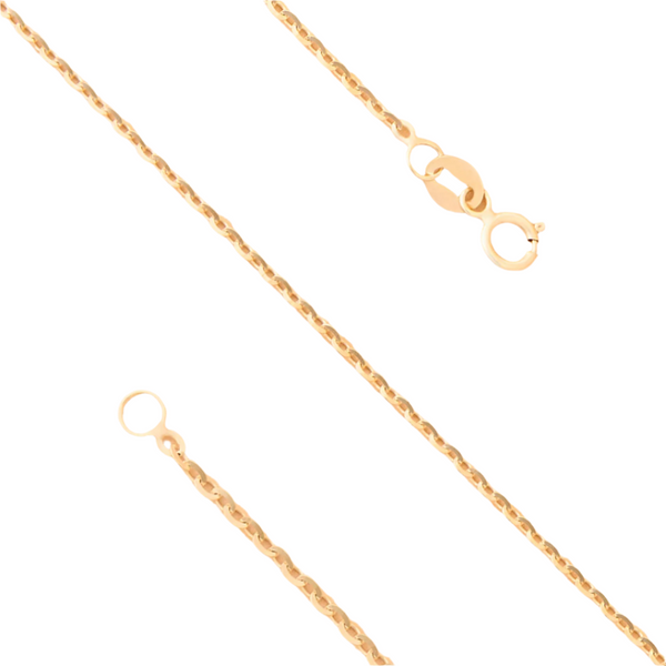 Cadena Rolo de Oro Amarillo 14K