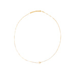 Collar de Oro Amarillo 14K con Perla Natural
