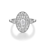 Anillo de Compromiso Laboratorio Mosaic Oval