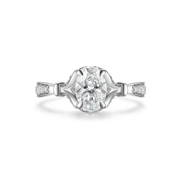 Anillo de Compromiso Laboratorio Magnolia en Diamantes