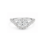 Anillo de Compromiso Solitario Pavé Brisa