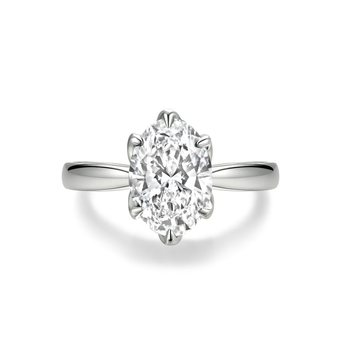 Anillo de Compromiso Oval Catalina Floral