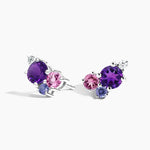 Aros Amatista Multicolor Lilas