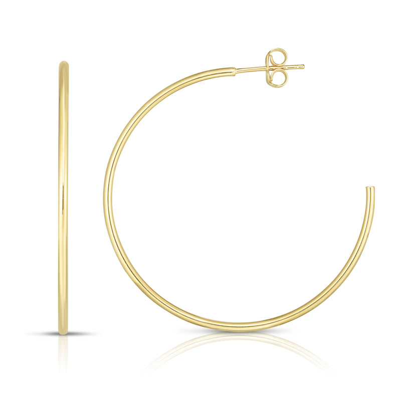 Aros Argolla Oro 14K 40 X 1.5 MM