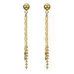 Aros Cadena 40 mm | Oro 18K o Platino | Aros Largos Mujer