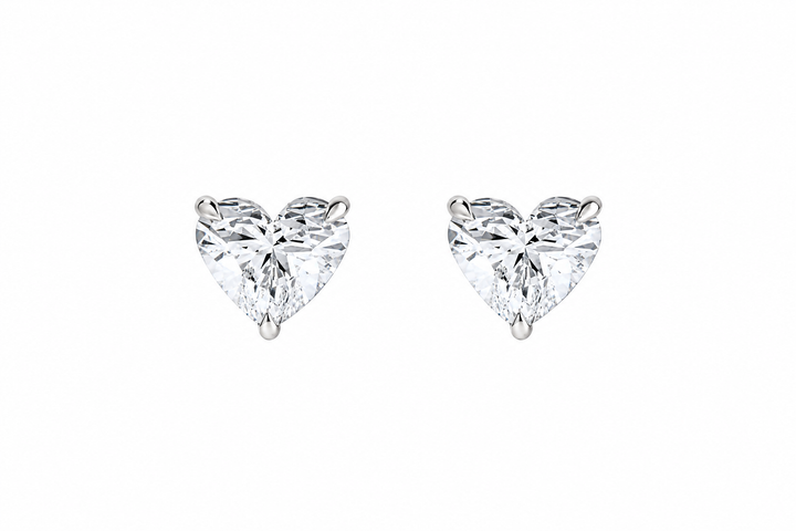 Aros de Diamantes Corazón de Laboratorio | PRE-ORDER