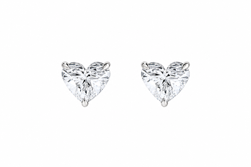 Aros de Diamantes Corazón de Laboratorio | PRE-ORDER