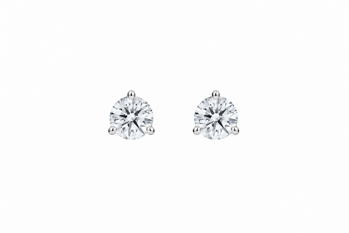Aros de Diamantes Redondos de Laboratorio 3 Garras | PRE-ORDER