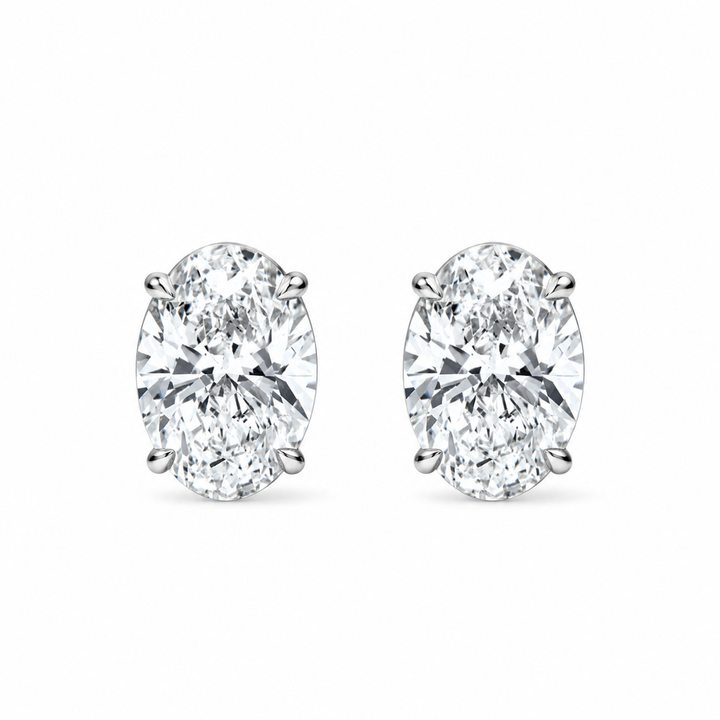 Aros de Diamantes Ovales de Laboratorio | PRE-ORDER