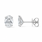 Aros de Diamantes Ovales de Laboratorio | PRE-ORDER