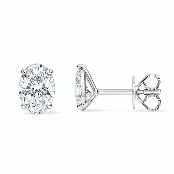 Aros de Diamantes Ovales de Laboratorio | PRE-ORDER