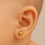Aros Abridores Bebe Clásicos Bola 4mm
