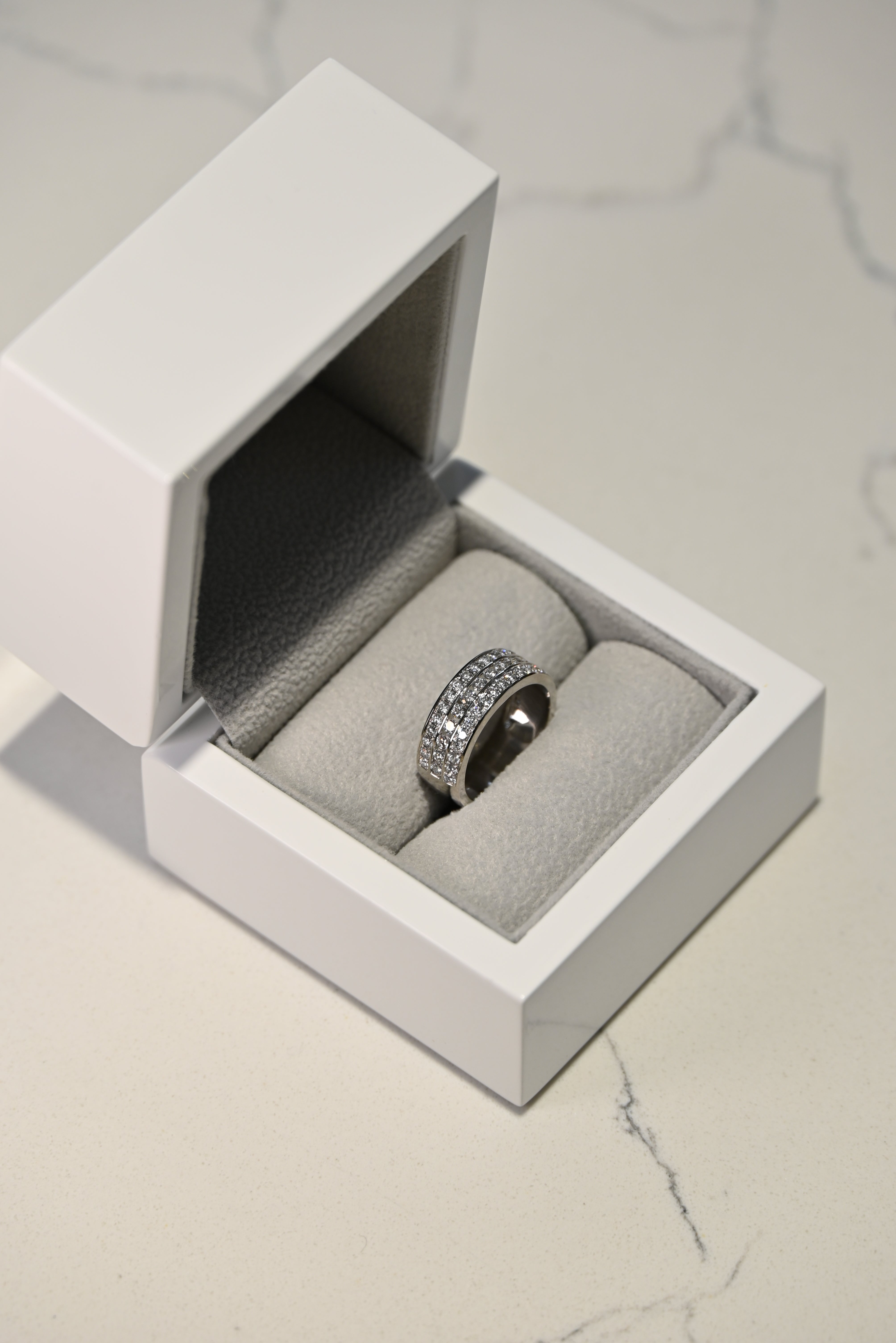 Anillo de Diamantes Cintillo Firenze