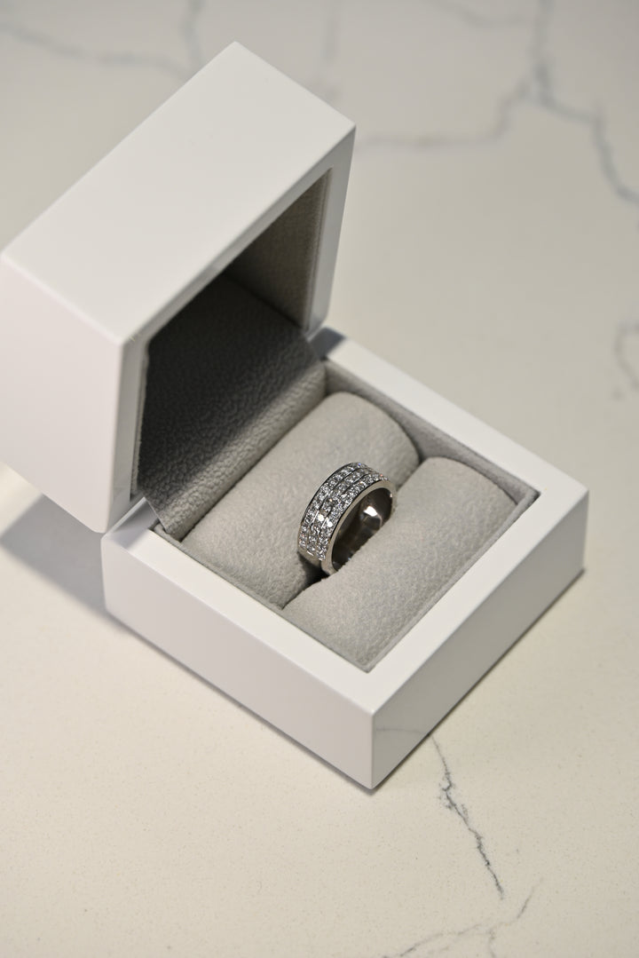 Anillo de Diamantes Cintillo Firenze