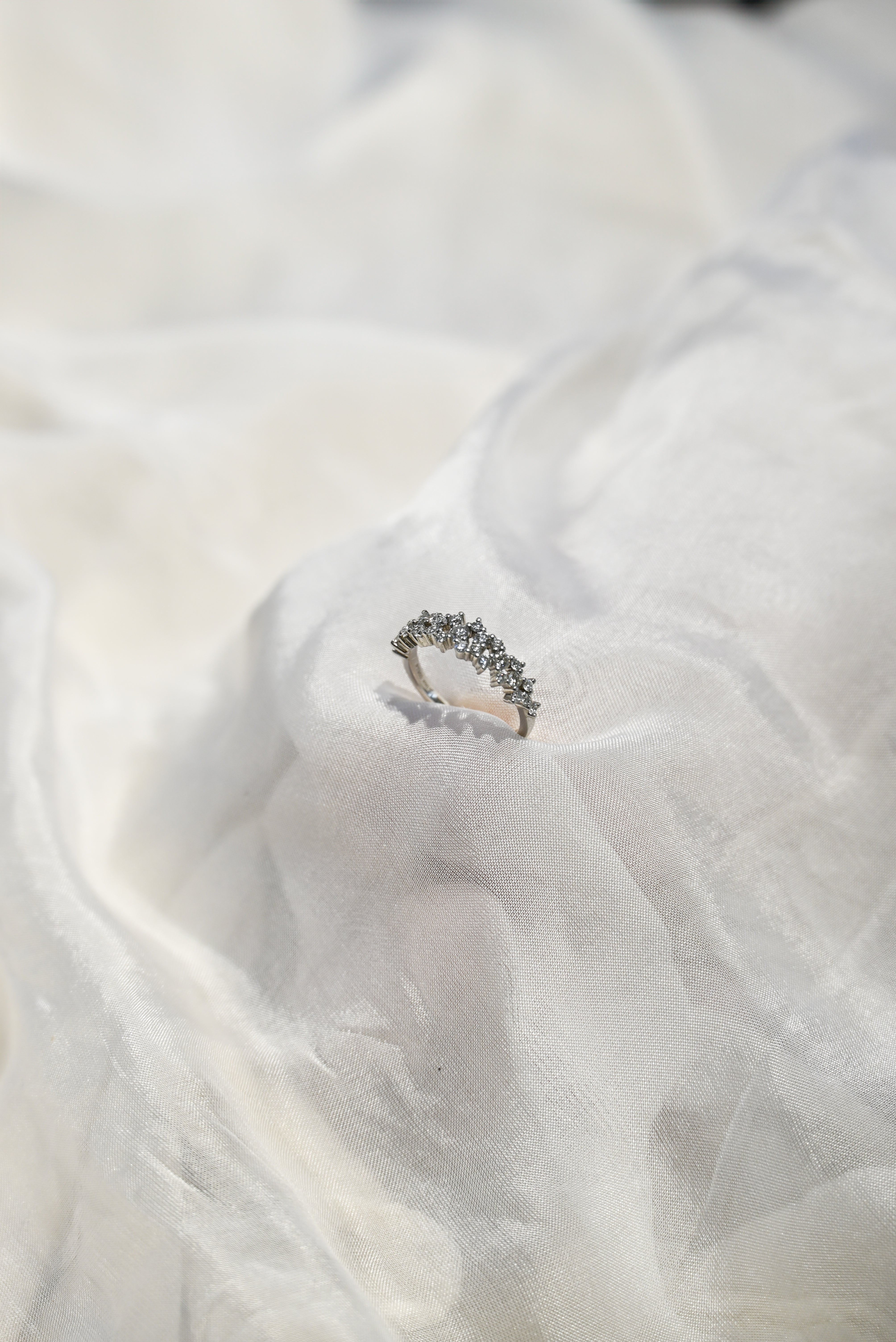 Anillo de diamantes Cluster