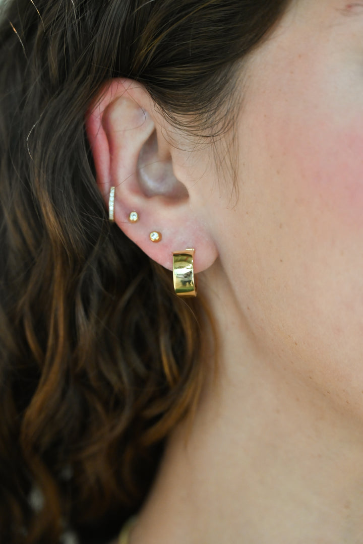 Aros Argolla Anchos Luxe