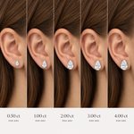 Aros de Diamantes Pera de Laboratorio | PRE-ORDER