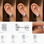 Aros de Diamantes Ovales de Laboratorio | PRE-ORDER