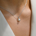 Collar Perla Cultivada Plata 925 – Colgante Redondo