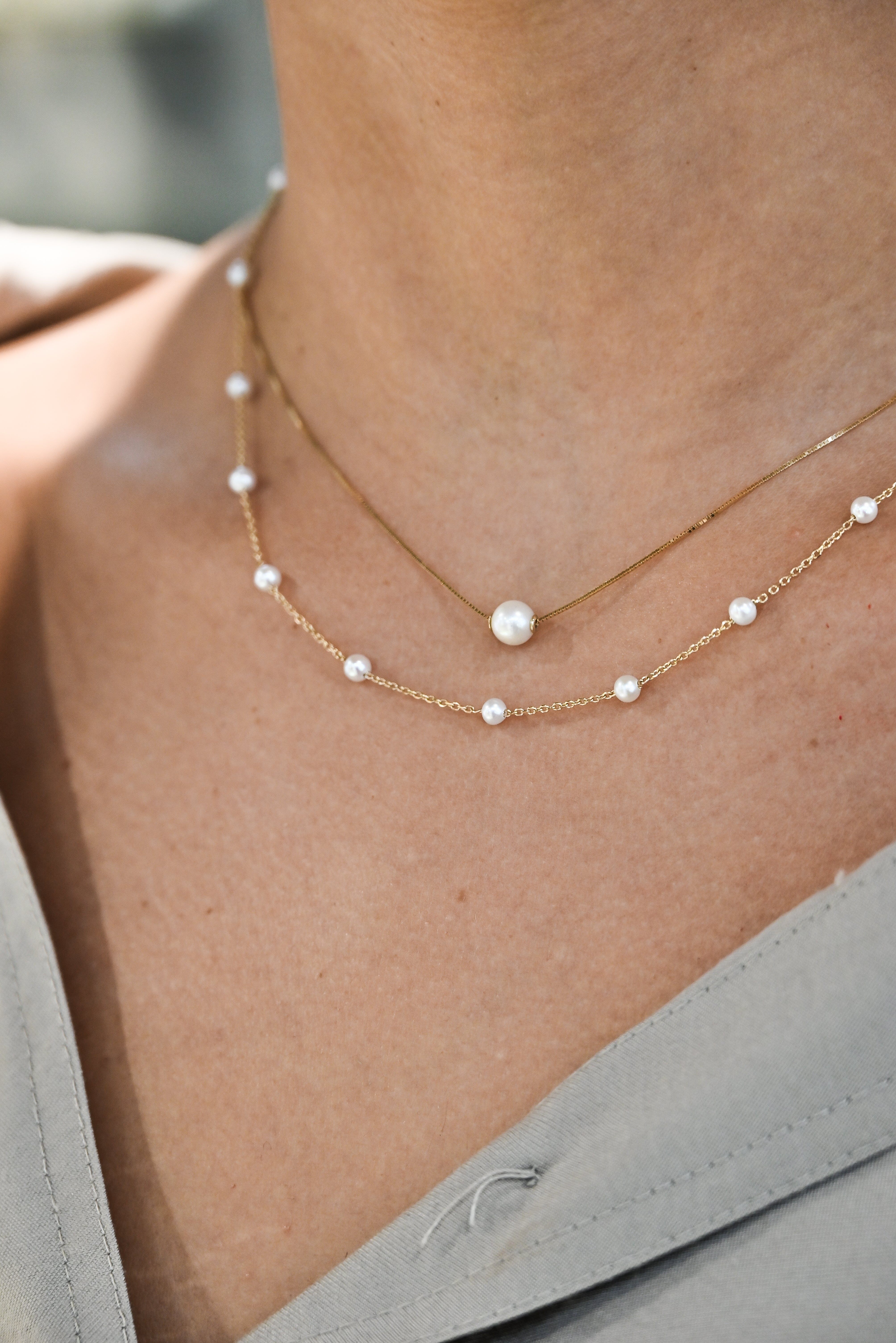 Collar Perlas Atenea