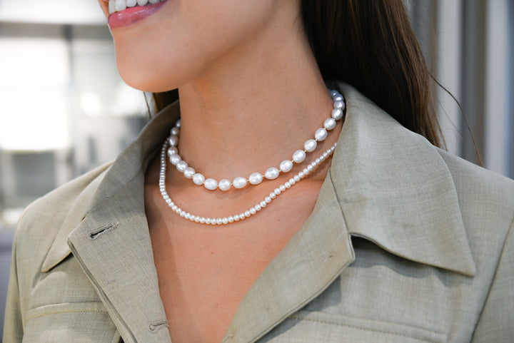 Collar Perla Orgánico 18K