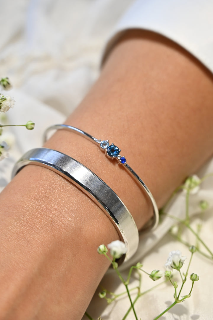 Pulsera Cuff Azul Pacífico