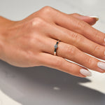 Anillo de Compromiso Solitario Six