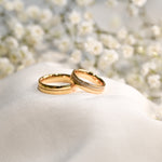 Argollas de Matrimonio Textura y Puntos
