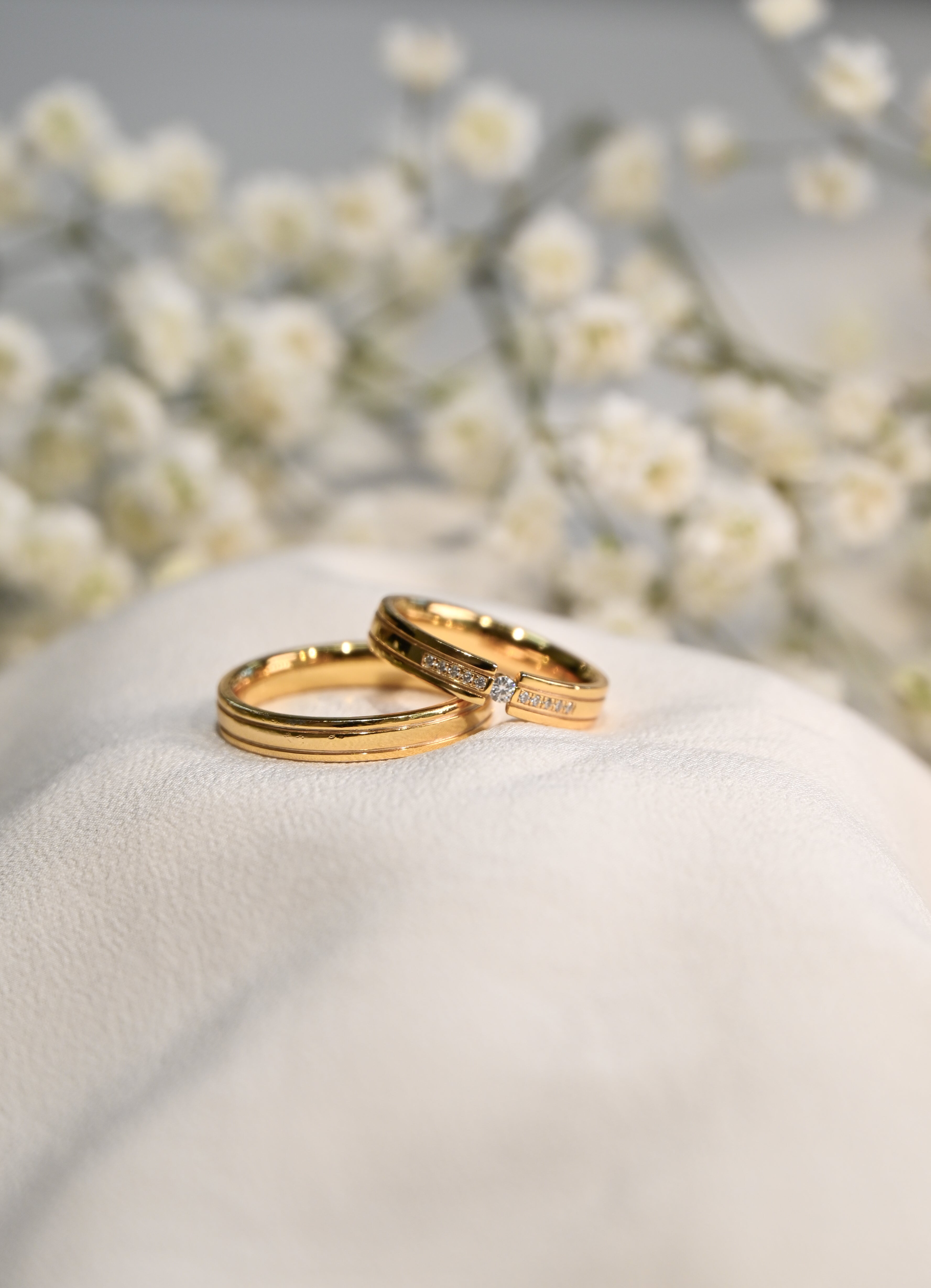 Argolla de Matrimonio Luz con Diamantes